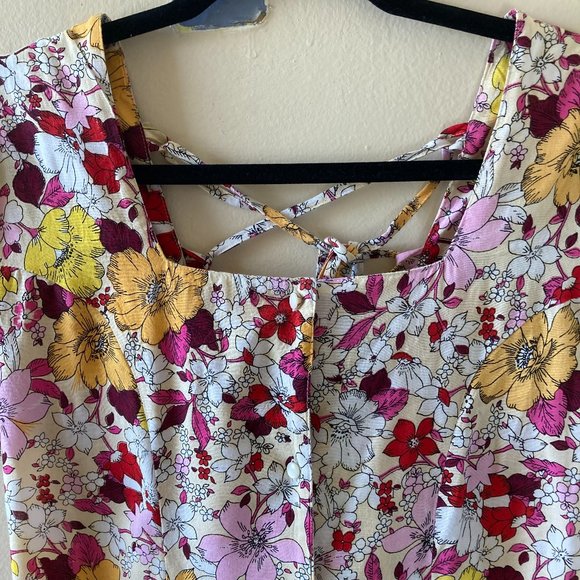 SACRED HAWK | Maxi Floral Button Down Dress XS - Picture 5 of 14